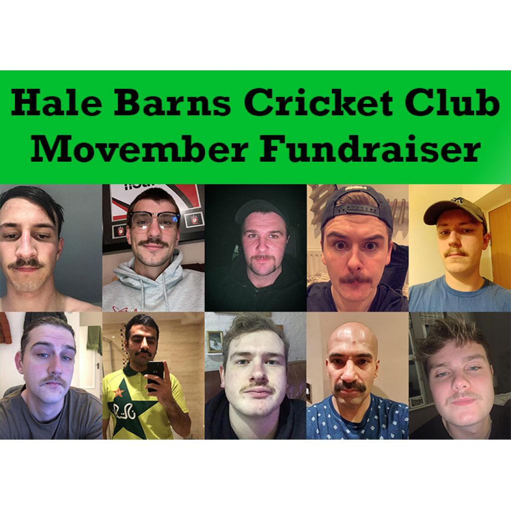 Hale Barns CC Achieve Movember Fundraising Target - Hale Barns Cricket Club